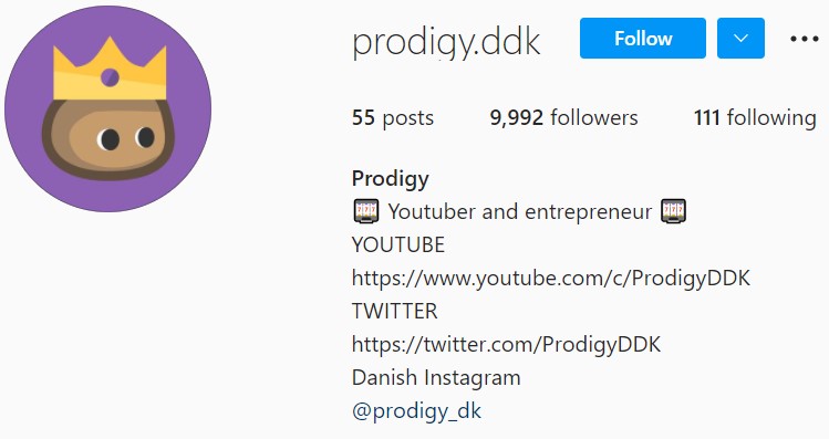 ProdigyDDK instagram