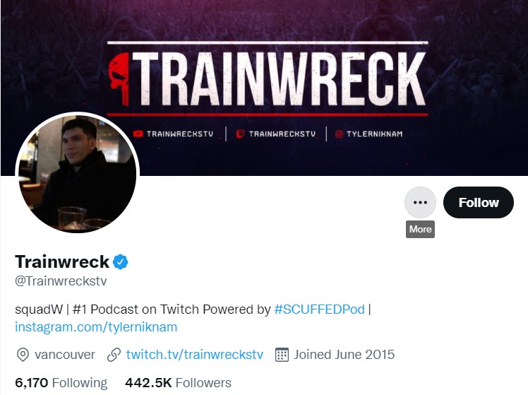 TrainwrecksTV twitter