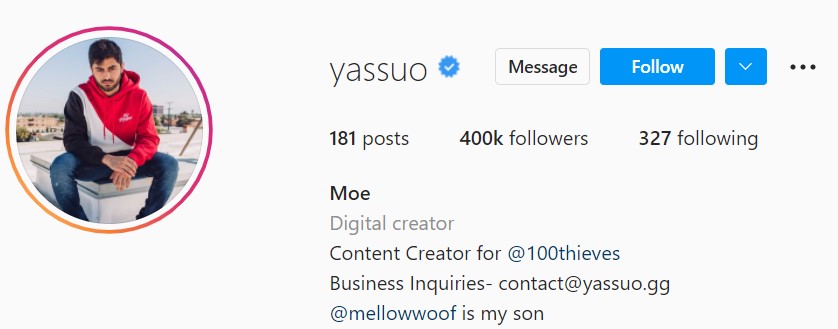 Yassuo Instagram