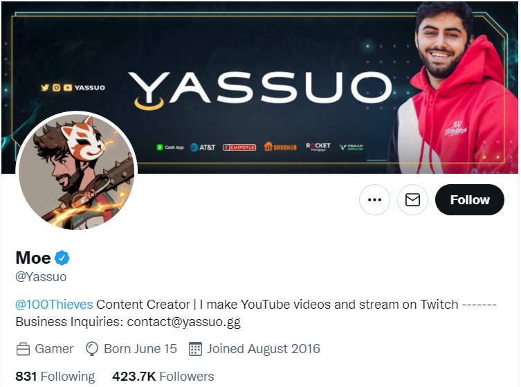 Yassuo Twitter