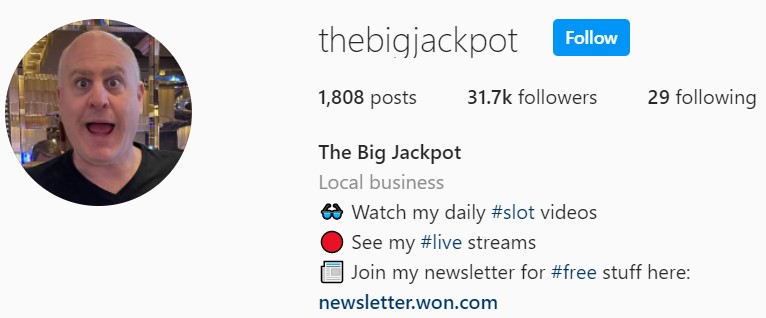 The Big Jackpot Instagram